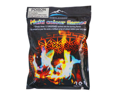 Multi Colour Flames 10pk