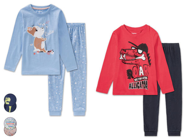 Kleinkinder Pyjama „Glow in the Dark"