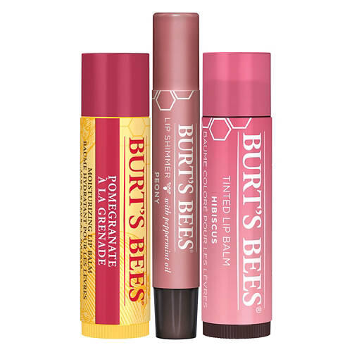 Mistletoe Kiss Lip Balm Gift Set - Pink