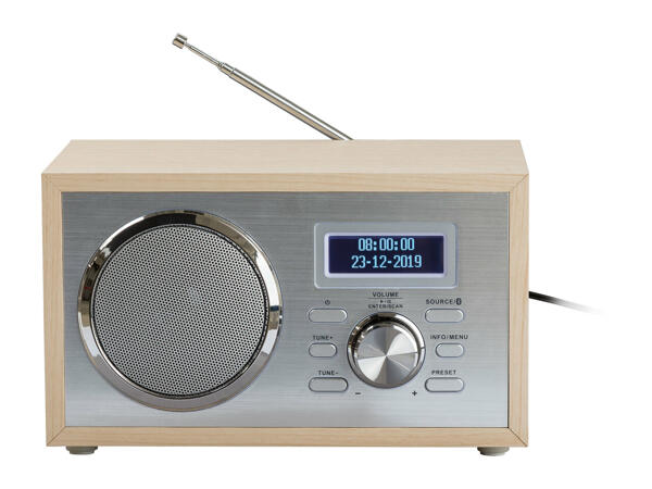 Silvercrest Retro Wood DAB+ Radio