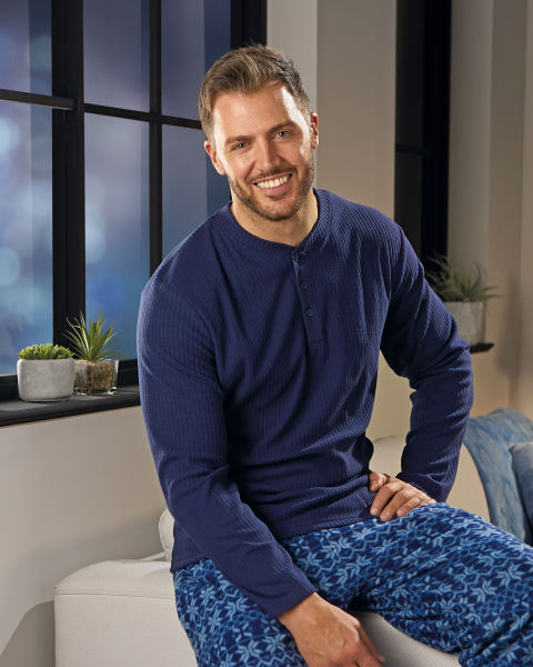 Avenue Navy Fleece Loungewear