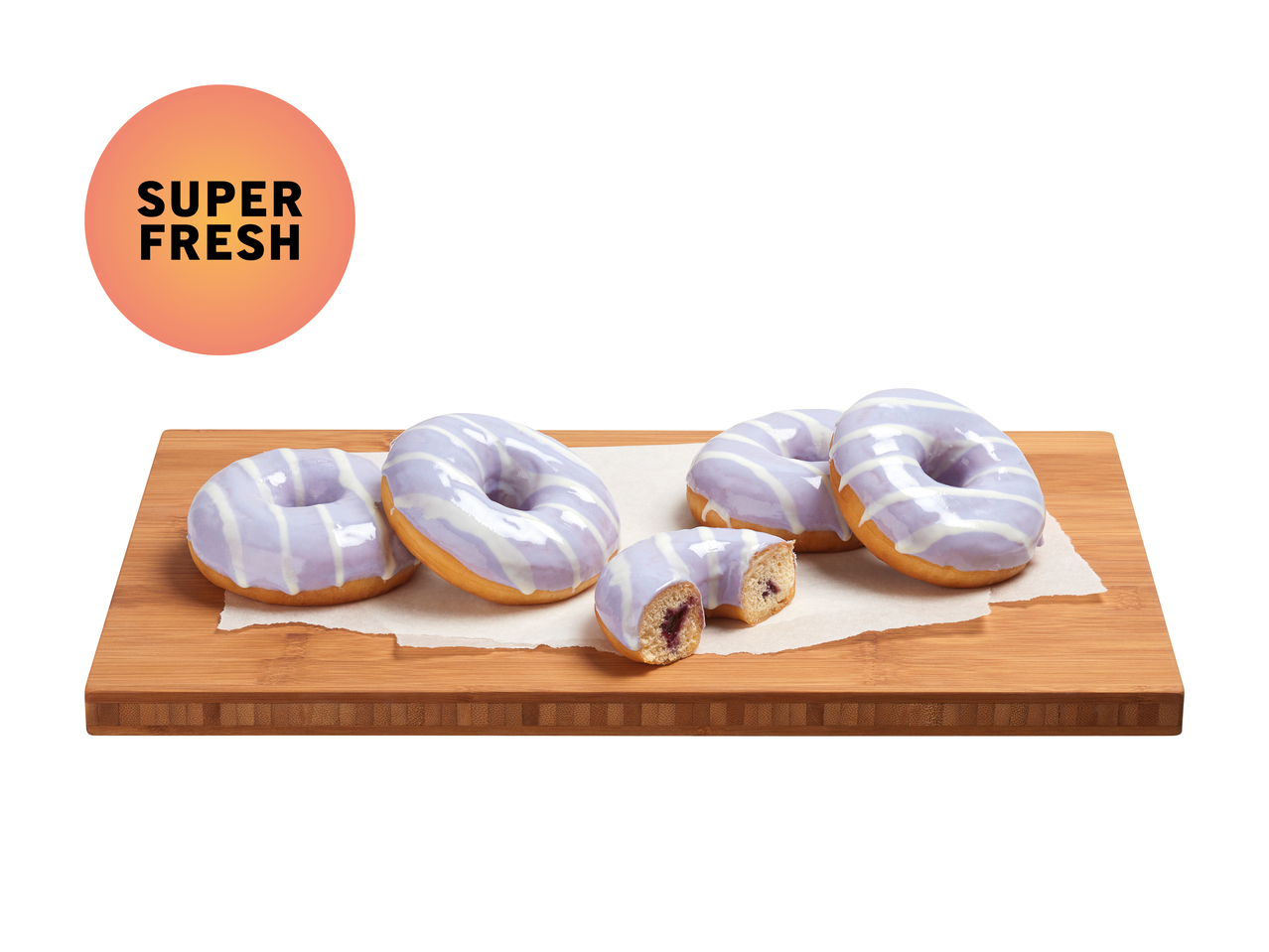 Blaubeer Donut