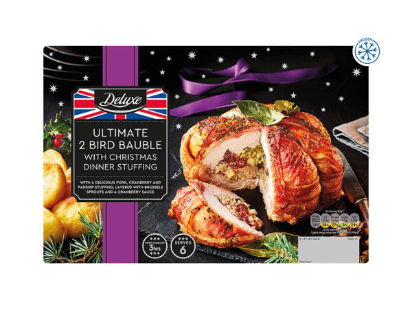 Deluxe Ultimate 2 Bird Bauble with Stuffing