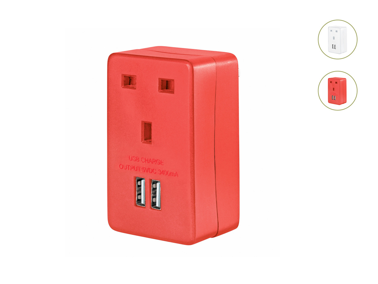 Silvercrest USB Socket Adaptor1