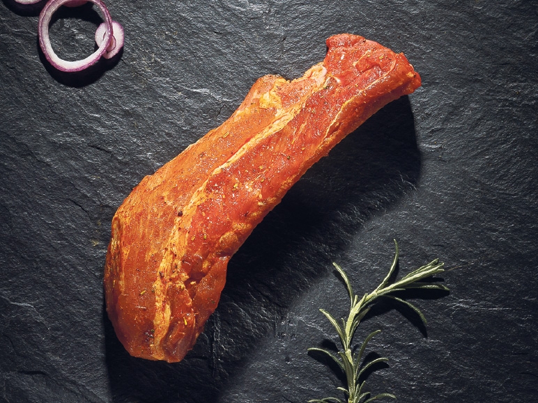 Travers de porc mariné