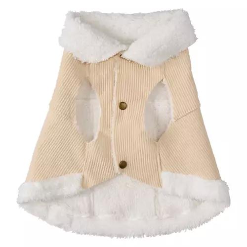 Pet Corduroy Vest - Chestnut, L
