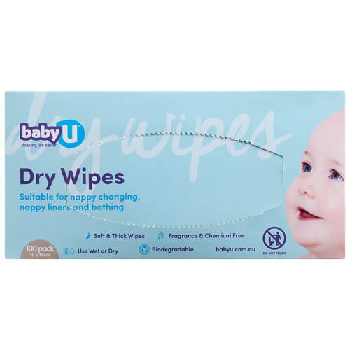 Dry Wipes 100 Pack