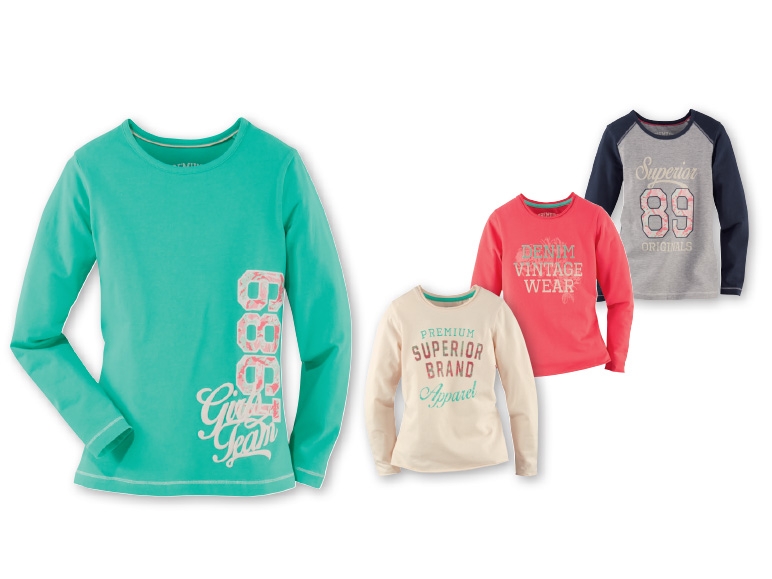 PEPPERTS Girls' Long-Sleeved Top