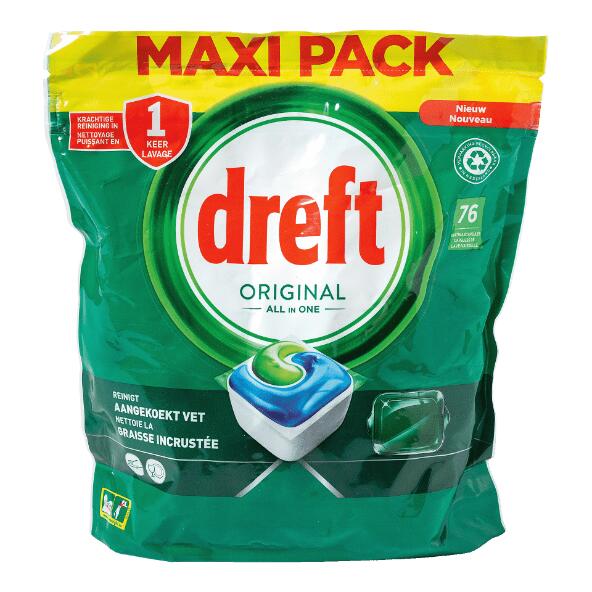 DREFT(R) 				All-in-One-Geschirrspültabs, 76 St.