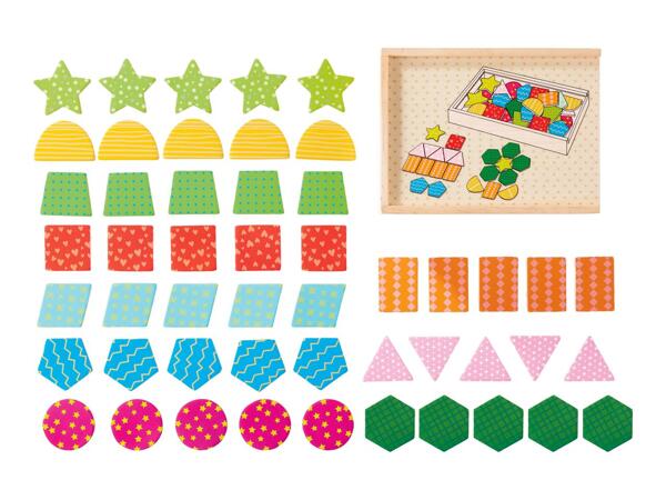 Playtive Wooden Magnetic Shapes/​Number/​Letters