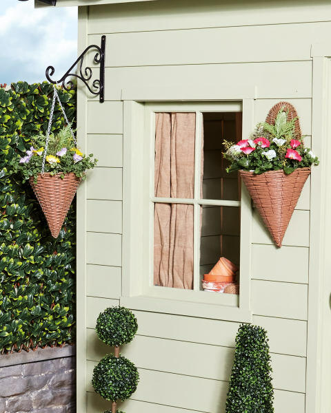 Artificial Flower Wall Basket