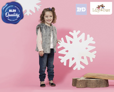 GIRLS REVERSIBLE FAUX FUR VEST