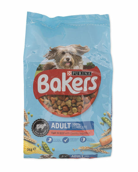 Bakers Adult Dry Dog Food 3kg