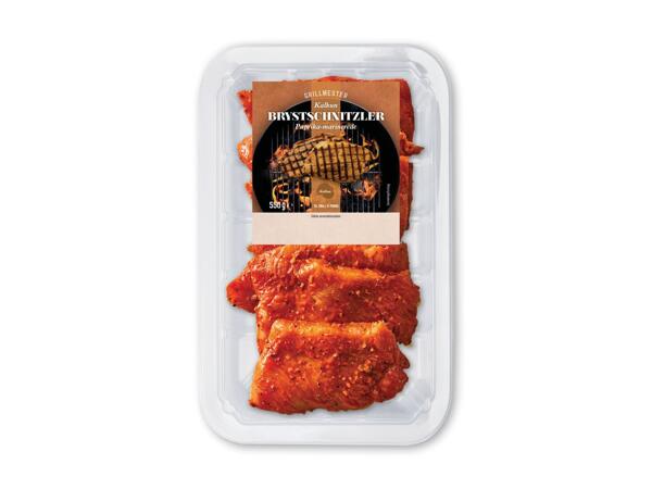 Kalkunbrystschnitzler