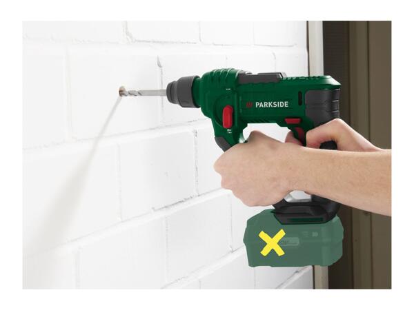 Parkside 20V SDS-Plus Cordless Hammer Drill - Bare Unit
