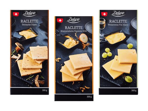 Raclette en tranches de fête