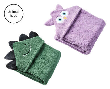 Children's Blanket with Animal Hood