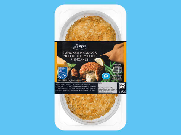 Deluxe 2 MSC Smoked Haddock Melt in the Middle Fishcakes