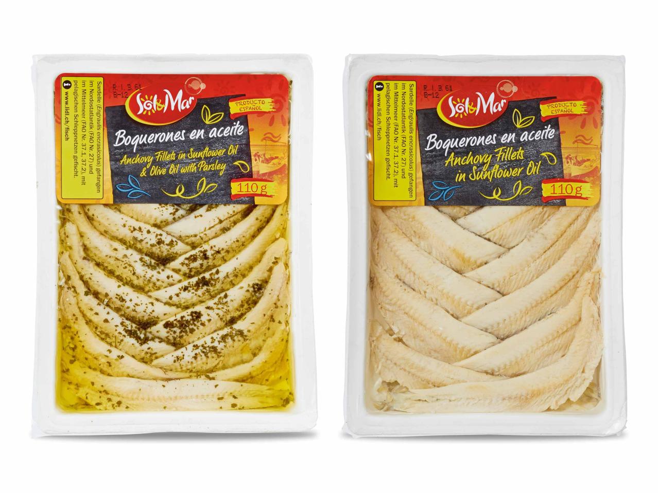 Boquerones en aceite