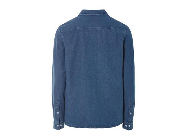 Livergy Men's Denim Shirt - Dark