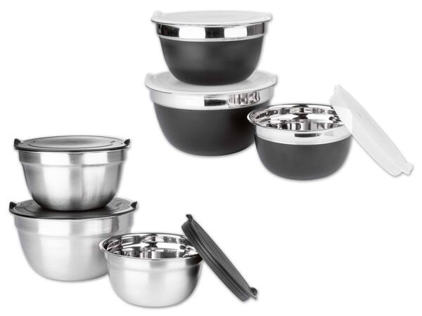 Edelstahl-Schüssel-Set, 3-teilig