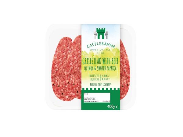 Grillsteaks with Beef. Quinoa & Smoked Paprika
