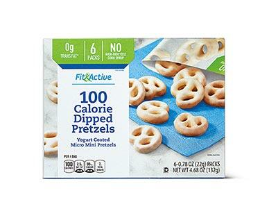 Fit & Active 100 Calorie Milk Chocolate or Yogurt Covered Pretzels