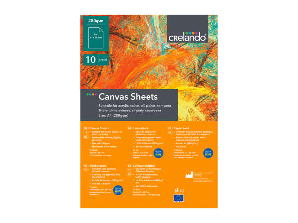 Crelando Sketch Pad / Canvas Postcards / Watercolour Paper