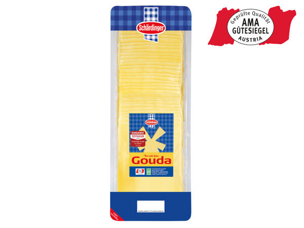 Schärdinger Gouda in Scheiben
