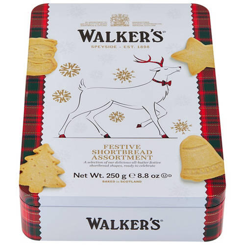 Festive Shortbread Tin 250g