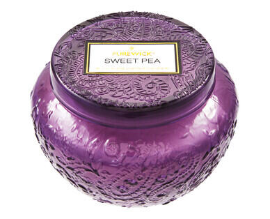 Glass Embossed Candle 400g