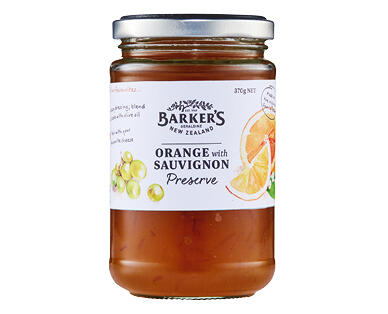 Barker's Orange with Sauvignon Fruit Preserve 370g