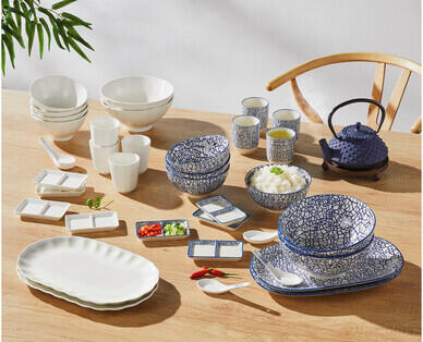 Assorted Asian Inspired Tableware