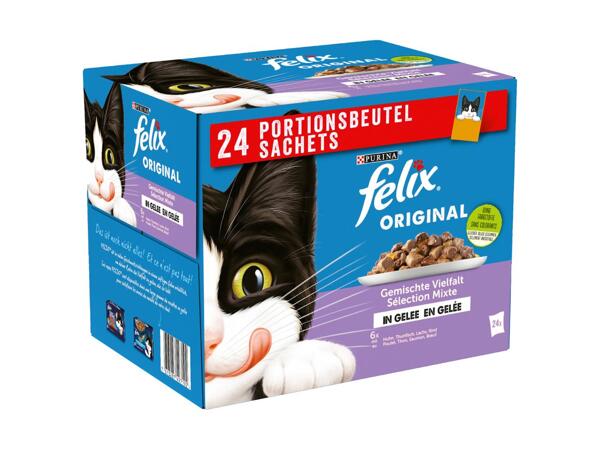 Aliment en gelée humide pour chats Felix