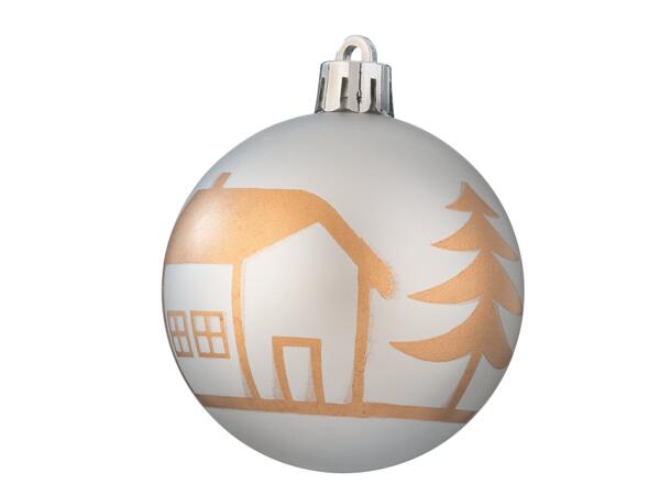 LIVARNO home Vánoční koule - 5/7 kusů