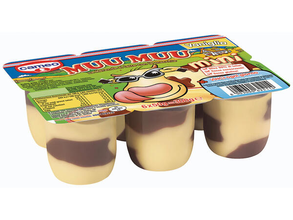 Muu Muu Vanilla Pudding with Chocolate