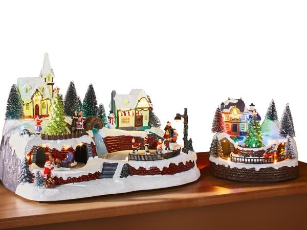 Livarno Home Light-Up Christmas Village Scene