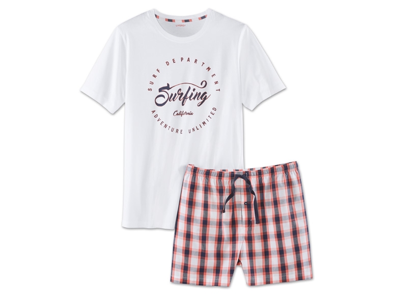 LIVERGY(R) Herren Shorty-Pyjama