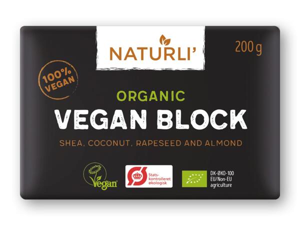 NATURLI' Økologisk drik, vegan block eller smørbar
