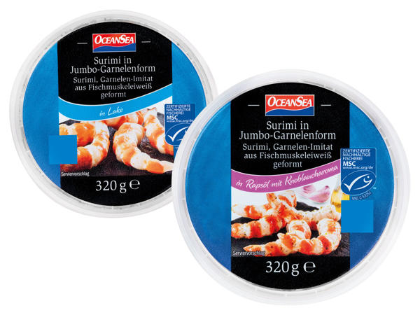 OCEAN SEA Surimi in Jumbo-Garnelenform