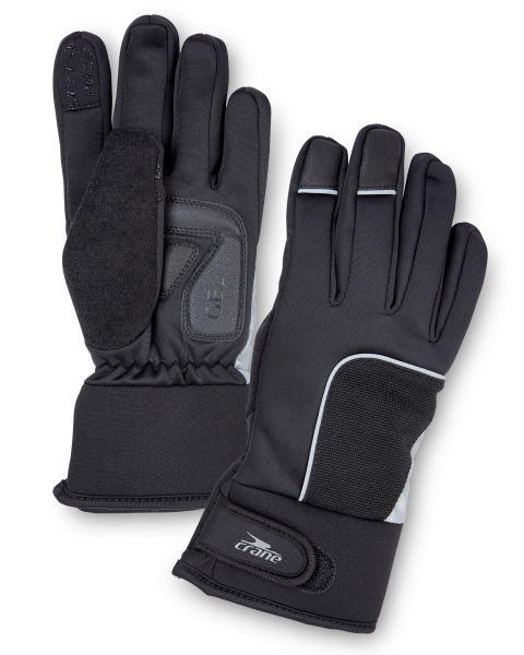 Black Winter Cycling Gloves