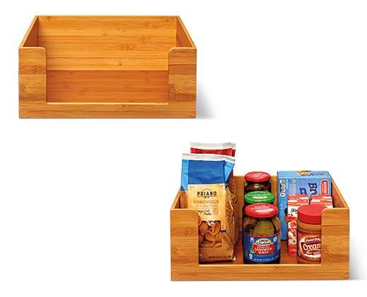 Huntington Home Bamboo Pantry Bins - Aldi - US - Specials archive