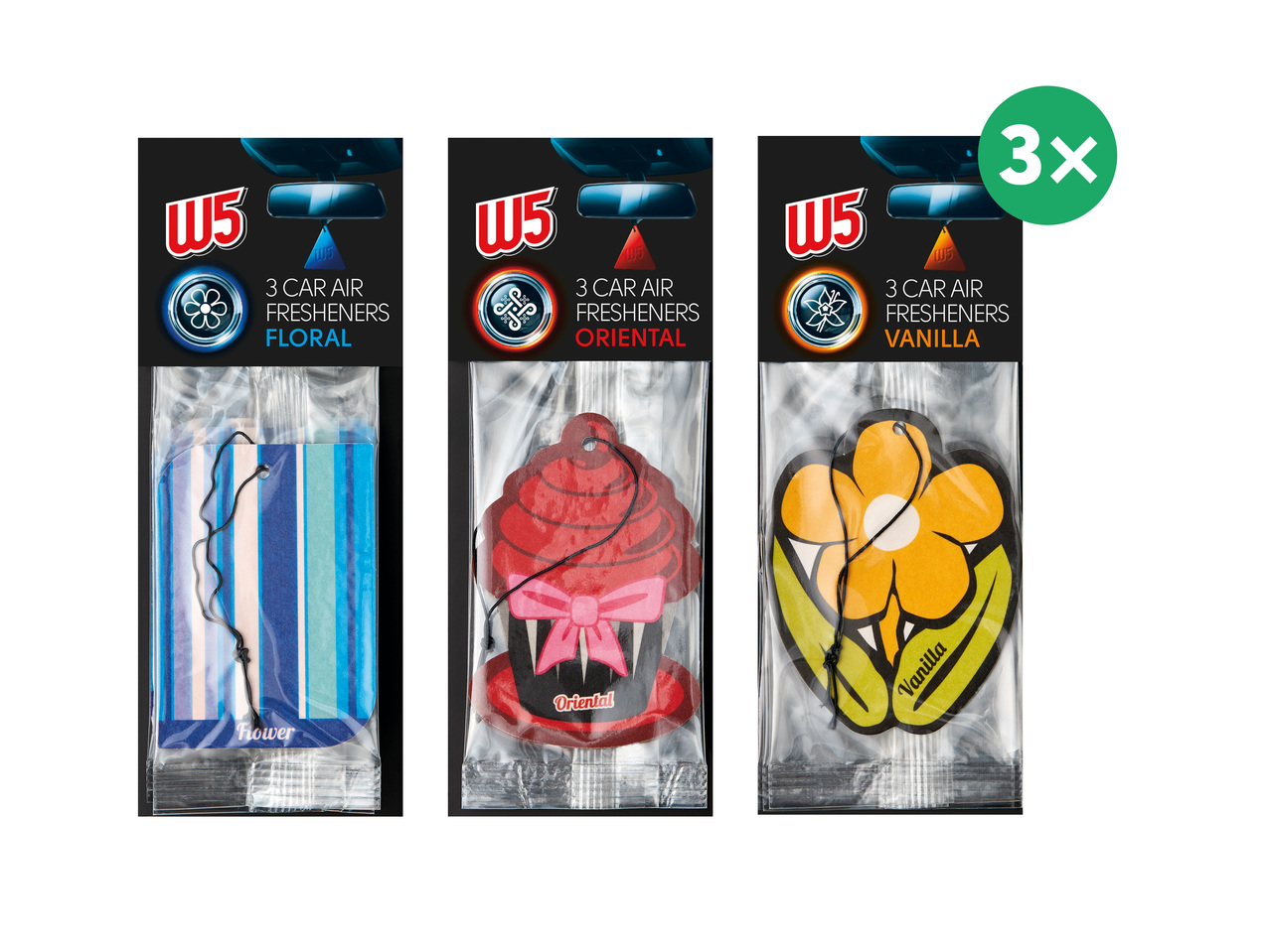 Luftfräschare, 3-pack1