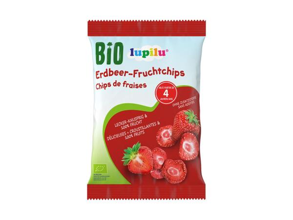 Chips de fraises bio