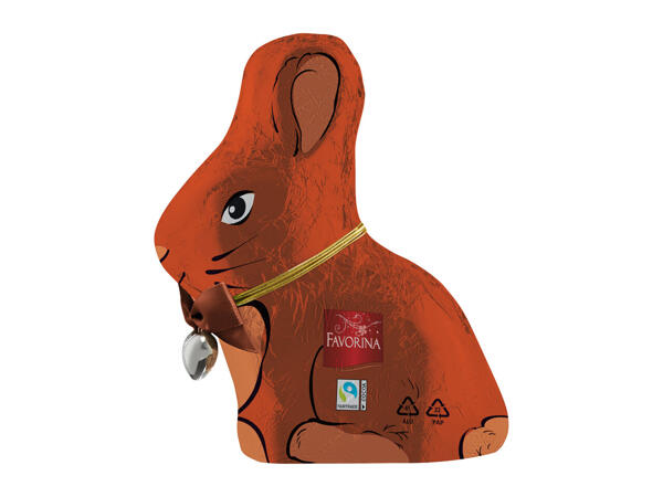 Favorina Chocolate Bunnies assorted