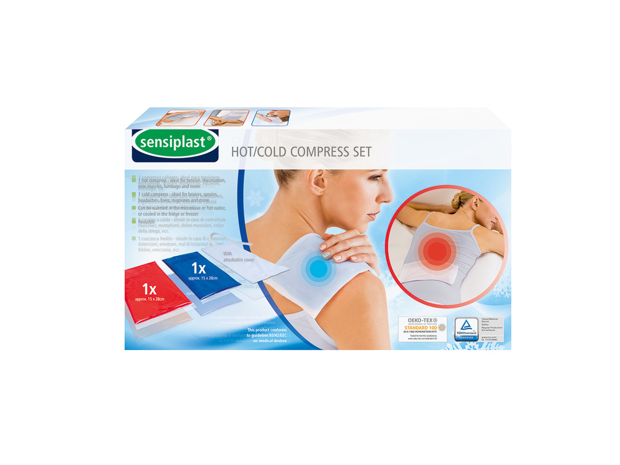 SENSIPLAST(R) Kulde- og/eller varmeomslag