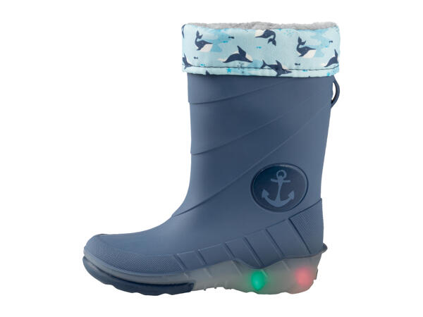 Lupilu Kids' Light-Up Wellington Boots