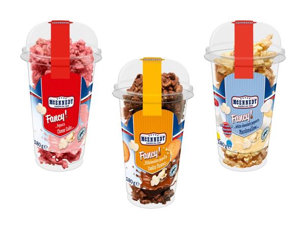 Popcorn chocolaté en gobelet
