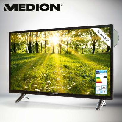 TV LCD de 80 cm/ 32" à lecteur DVD intégré