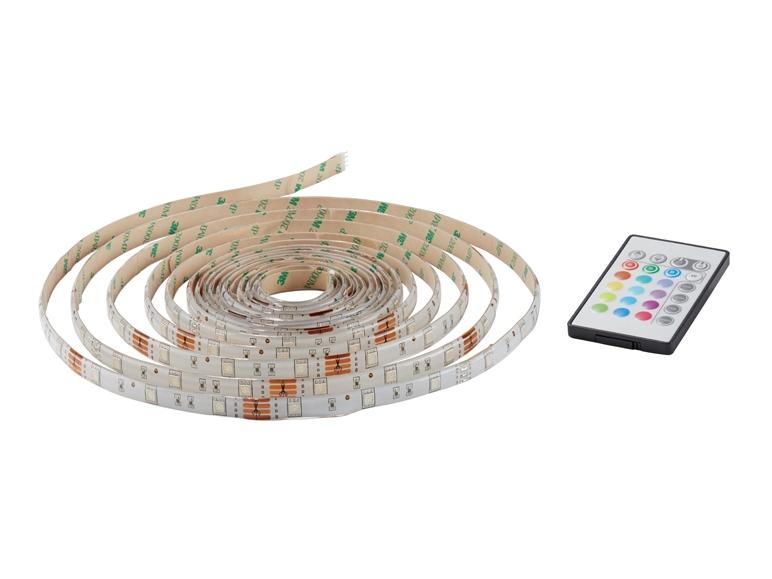 LED Rope Light, 5m with remote control